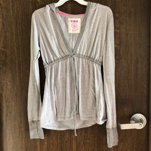 Victoria’s Secret PINK Long-Sleeved Hooded Shirt
